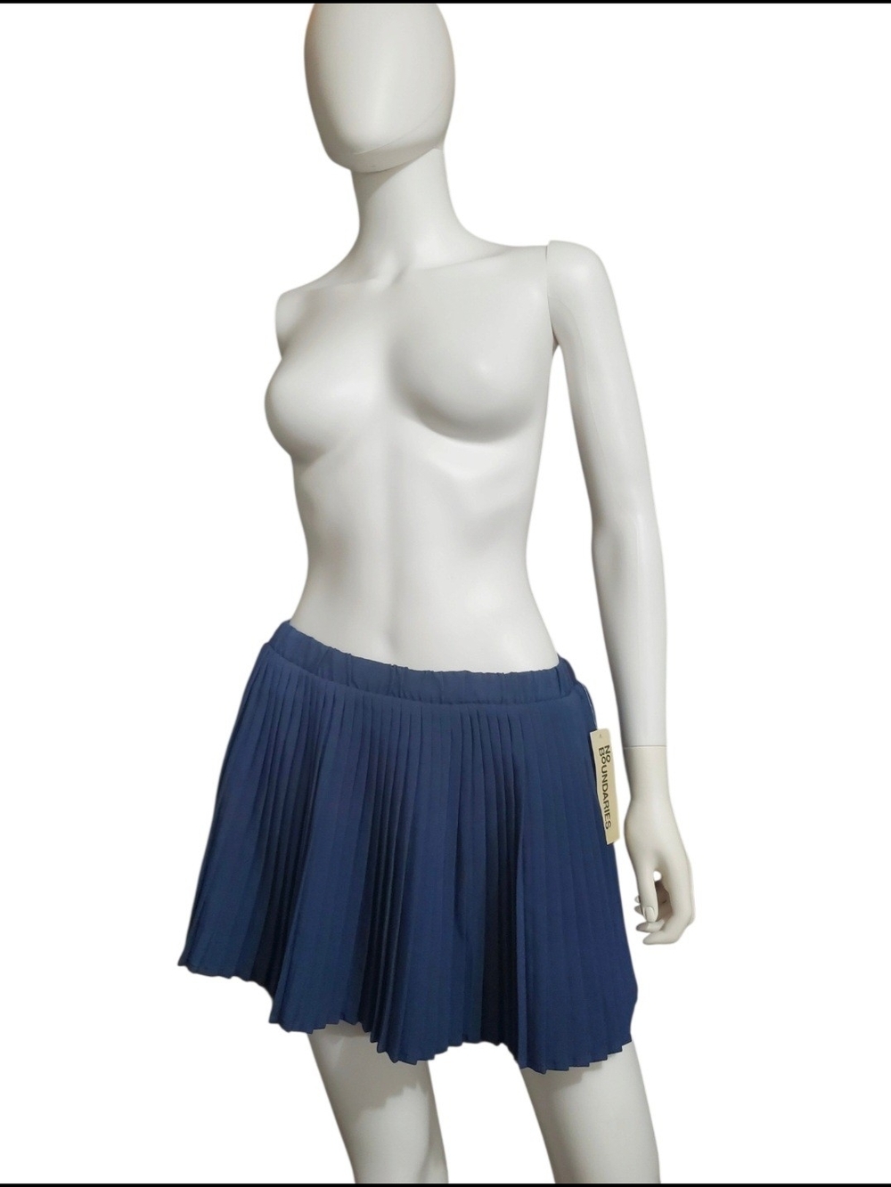 NWT No Boundaries Pleated Mini Skort Cadet Blue M 8-10